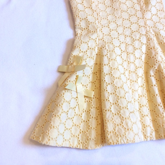 Children’s place yellow eyelet dress - Picture 2 of 6